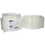 Product foto van Plastic menuboxen transparant 25 stuks 8-hoekig