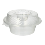 Product foto van Plastic saladeschalen met deksels set van 25 1400ml