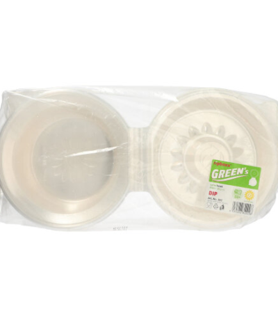 Product foto van Plastic saladeschalen met deksels set van 25 1400ml