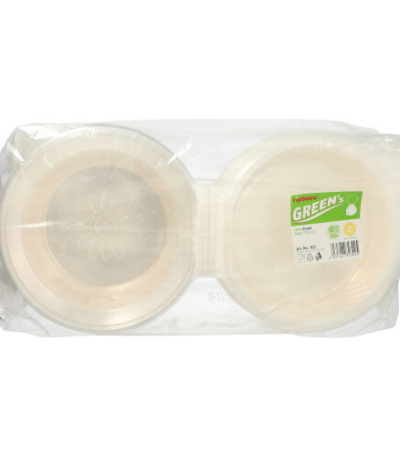 Product foto van Plastic saladeschalen met deksels wit set van 25 1400ml