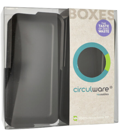 Product foto van Plastic schalen Mix & Match zwart set van 24 Circulware