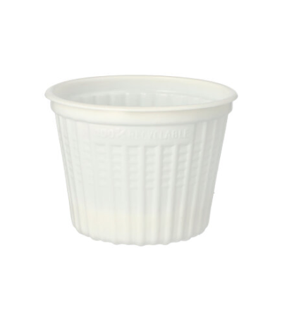 Product foto van Plastic snack- en soepbekers wit set van 25 500ml