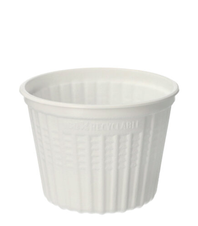 Product foto van Plastic soepkommen To Go wit set van 25 500ml