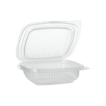 Product foto van Plastic verpakkingsbekers met deksel transparant set van 100 150ml