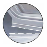 Product foto van Plastic verpakkingsbekers met deksel transparant set van 50 1l