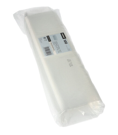 Product foto van Plastic verpakkingsbekers transparant set van 100