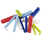 Product foto van Plastic vershoudknijpers assorti kleuren set van 10