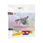 Product foto van Plastic vershoudknijpers assorti kleuren set van 10