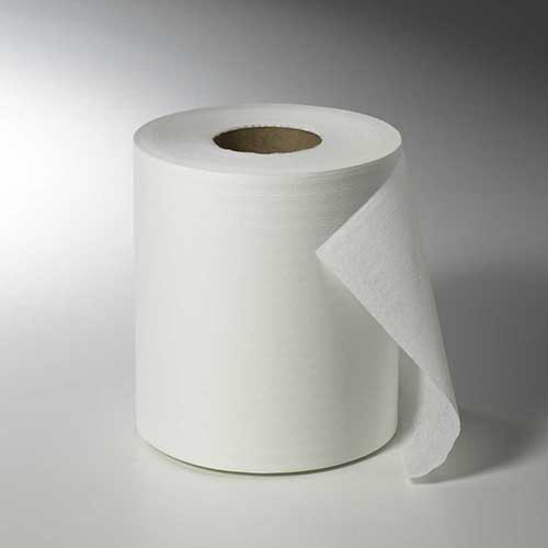 Product foto van Poetsrollen wit centrale afrol 320m set van 6
