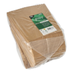 Product foto van Popcorn bakjes karton bruin small 100 stuks