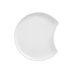Product foto van Porseleinen halvemaanborden wit set van 24 Ano
