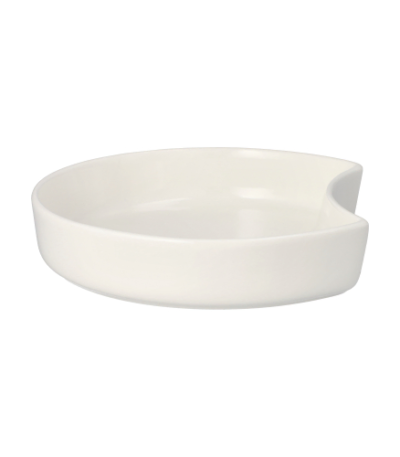 Product foto van Porseleinen schaal halve maan wit 450ml Ano