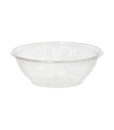 Product foto van R-PET Saladeschalen glashelder set van 50 500ml