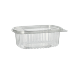 Product foto van R-PET Saladeschalen met deksels transparant 375ml set van 50