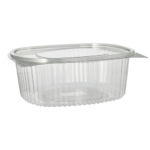 Product foto van R-PET Saladeschalen met deksels transparant set van 50 1500ml