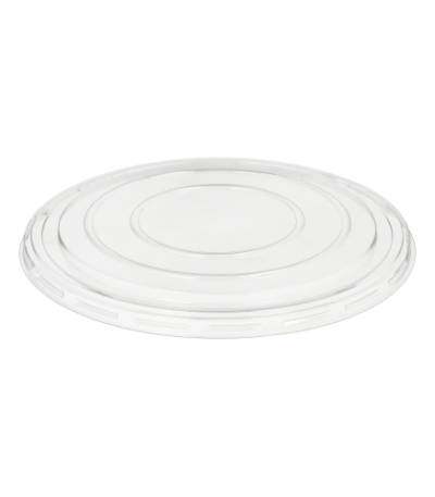 Product foto van R-PET deksels transparant set van 50 18cm