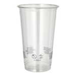 Product foto van R-PET drinkbekers glashelder set van 50 500ml