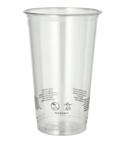 Product foto van R-PET drinkbekers glashelder set van 50 500ml