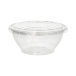 Product foto van R-PET saladeschalen glashelder set van 50 1l