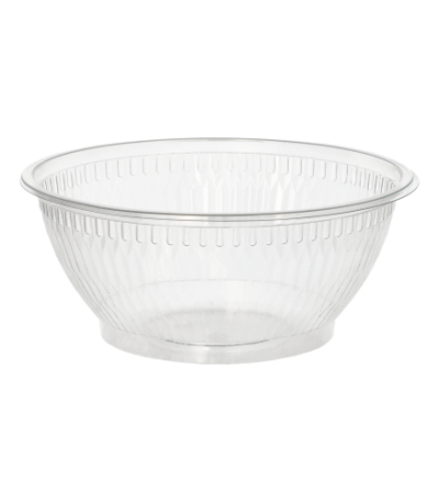 Product foto van R-PET saladeschalen glashelder set van 50 1l