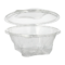 Product foto van R-PET saladeschalen met deksels glashelder set van 50 1000ml