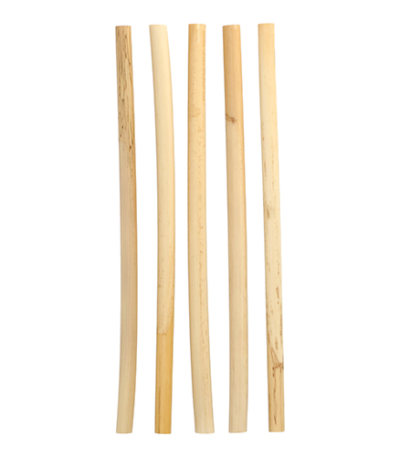 Product foto van Rietjes riet naturel 25 cm set van 50