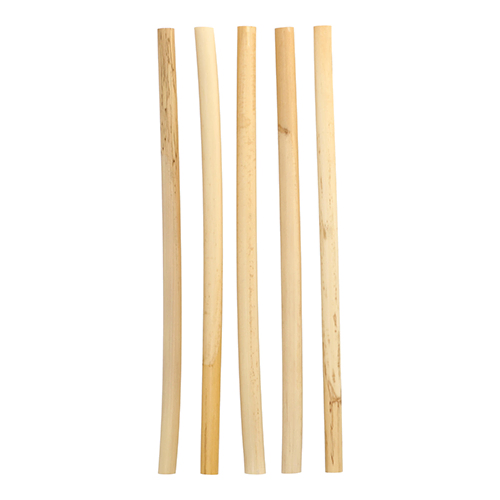 Product foto van Rietjes riet naturel 25 cm set van 50