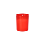 Product foto van Rode kaarsenhouder set van 4