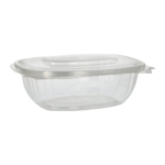 Product foto van Saladeschalen PLA glashelder set van 50 1l