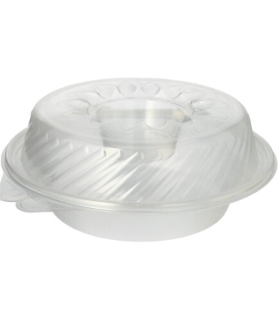 Product foto van Saladeschalen PP met deksels set van 25 950ml