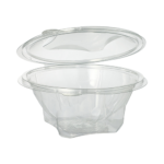 Product foto van Saladeschalen R-PET glashelder 750ml set van 50
