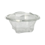 Product foto van Saladeschalen R-PET glashelder 750ml set van 50