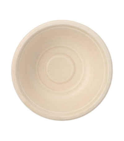 Product foto van Schalen suikerriet natuur 500ml set van 12