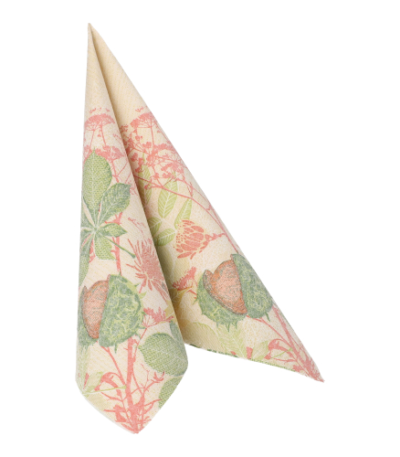 Product foto van Servetten 1/4 vouw Autumn Leaves set van 50 40x40cm