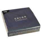 Product foto van Servetten 2-laags donkerblauw set van 50