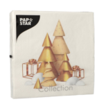 Product foto van Servetten 3-laags 33cm x 33cm Scene de Noel set van 20