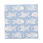 Product foto van Servetten 3-laags 33x33cm Fish set van 20