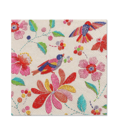 Product foto van Servetten 3-laags Brasil set van 20