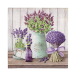 Product foto van Servetten 3-laags Lavande set van 20