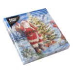 Product foto van Servetten 3-laags Tomten set van 20