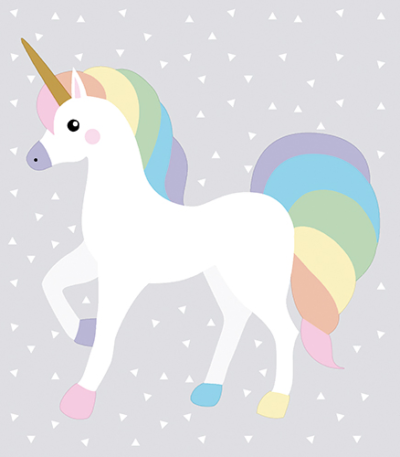 Product foto van Servetten 3-laags Unicorn set van 20
