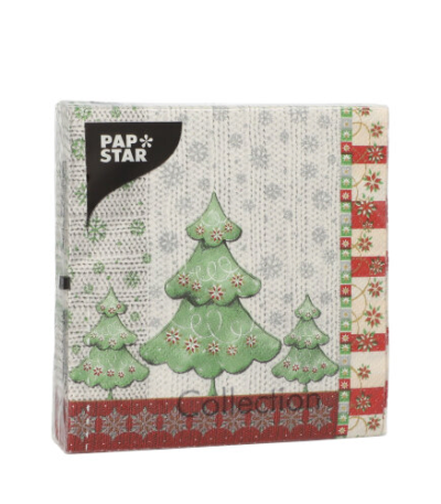 Product foto van Servetten 3-laags Winter Harmony set van 20