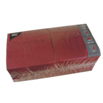 Product foto van Servetten 3-laags bordeaux set van 250