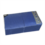 Product foto van Servetten 3-laags donkerblauw set van 250