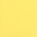 Product foto van Servetten 3-laags geel set van 250