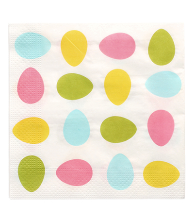 Product foto van Servetten 3-laags wit set van 20 33cm x 33cm