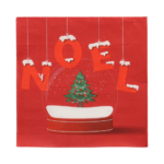Product foto van Servetten 3-laags wit set van 20 Noel Enneige