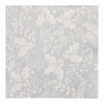 Product foto van Servetten 3-laags zilver set van 20 Houx et Gui