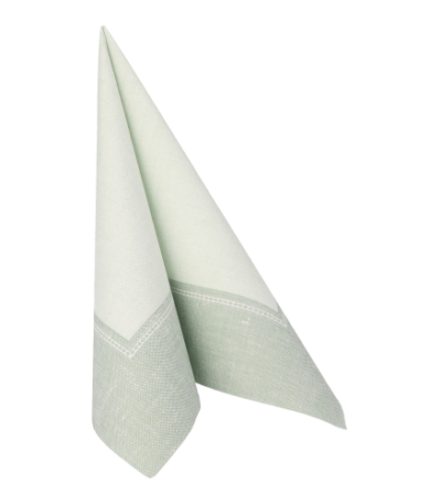 Product foto van Servetten Linum jade groen set van 50 40x40cm