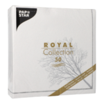 Product foto van Servetten ROYAL Collection 40x40 cm set van 50 Grief